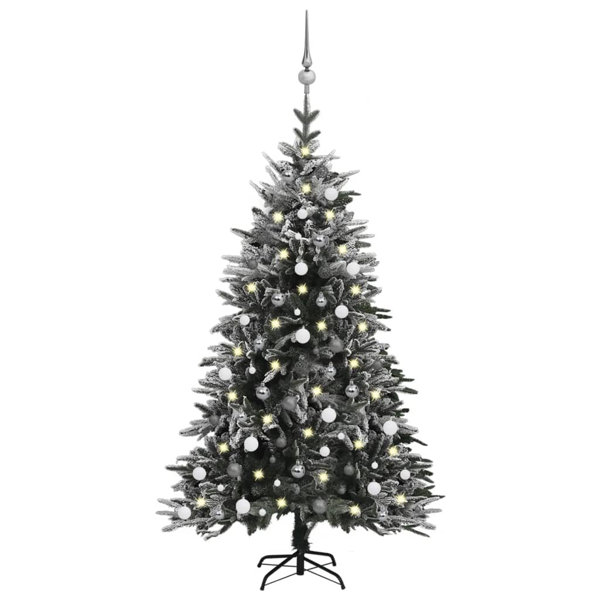 The Seasonal Aisle Lighted Artificial Christmas Tree Wayfair.co.uk